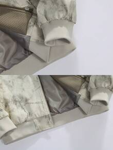 Jaket Pria Baru Musim Semi/Gugur Kasual Longgar dengan Hoodie - Khaki - View 6