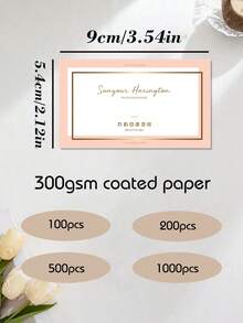 Servicio de impresión personalizada de tarjetas a doble cara: 100/200/500 piezas. Personaliza tarjetas de felicitación, tarjetas de visita, tarjetas laminadas. Sube diseños para crear tarjetas de visita, tarjetas personalizadas con texto e imágenes personalizadas, tarjetas personalizadas para salones de uñas y peluquerías, tarjetas de visita de escritorio, tarjetas de visita personalizadas, personalización de tarjetas de visita para negocios - Estilo1 - Ver 2
