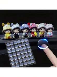 1 pièce Adhésif acrylique double face, colle à points, colle transparente ronde nano invisible à haute viscosité - A - Voir 1