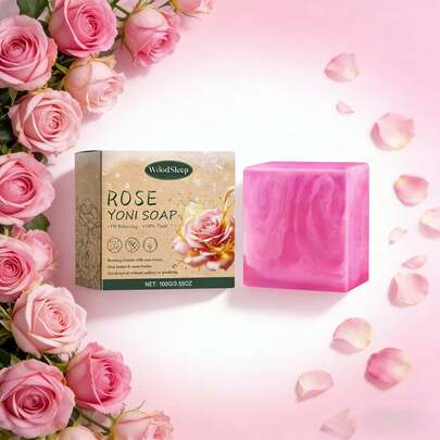 天然玫瑰香氛私处护理皂，专为女性私处卫生和护理而设计