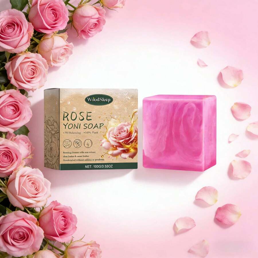 天然玫瑰香氛私处护理皂，专为女性私处卫生和护理而设计