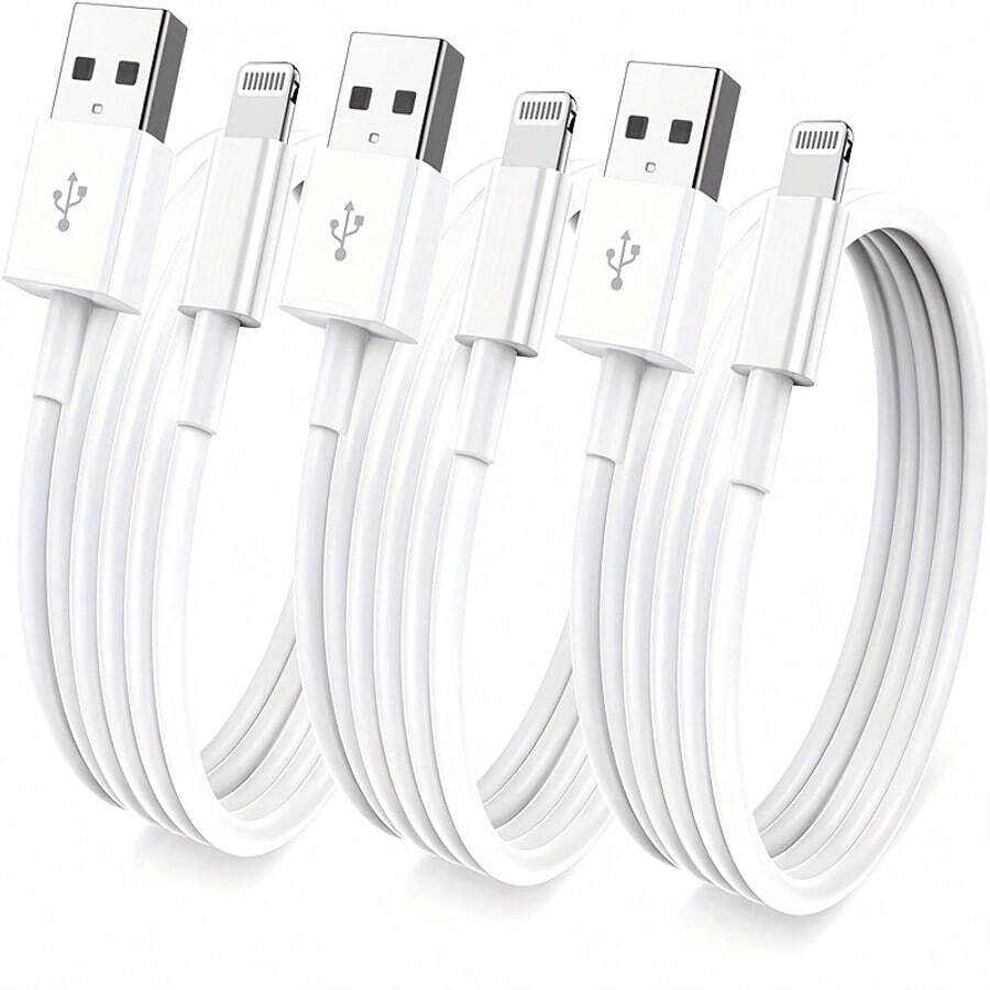 1m USB To Lightning Data Cable | Fast Charging Cable Compatible With Iphone 14, 14 Pro Max, 13/12/11/X/XS/XR/XS, Made Of Oxygen-Free Copper, USB-A To Lightning Cable, 3.3ft (1m), Fast Charging Cable, USB-A Power Output Charging Cable, Compatible With IPhone 14/13/12/11/XS/XR/X/8/