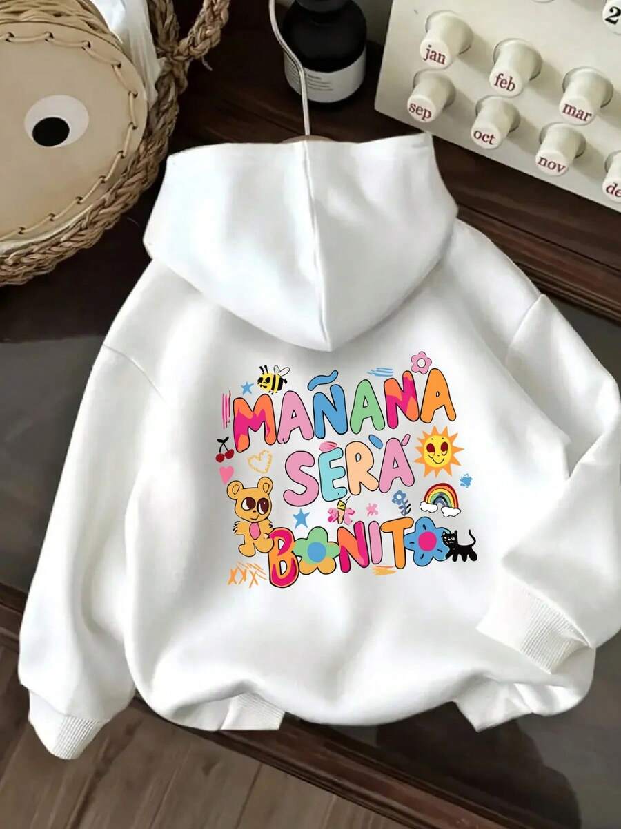 Sudadera Casual Mañana Será Mejor, Sudadera Impresa Positiva y de Perspectiva Ascendente, Sudadera Casual, Moda de Otoño, Ropa de Invierno - Blanco - Ver 1