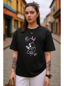 Black 2026 Mundial Edition - Camiseta de Manga Corta Transpirable para Mujer, Algodón% 180g con Estampado Geométrico de Selección Mexicana, Playeras de Mujer - Negro - Ver 8