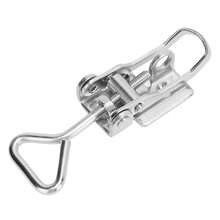 304 Stainless Steel Hatch Latch (2925ME), Heavy-Duty Adjustable Marine Lock (115 Mm, 120 Mm, 125 Mm) For Boat, Camper Van, Truck, Toolbox And Industrial Cabinet.