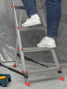 4PCS Heavy-Duty Anti Slip Rubber Ladder Foot Pad - Universal Replacement Safety Anti Slip Cap, Suitable For Telescopic Ladders