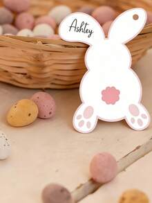 12pcs Personalised Wedding Card | Newly Married Couple Greeting | Anniversary | Congratulations Engagement Card | Wedding Gift Card - Easter Bunny - View 5