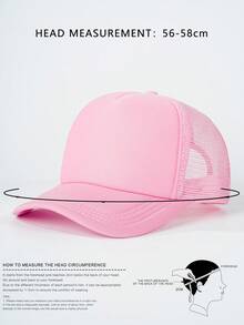 1顶/3顶纯色休闲网眼透气棒球帽，户外防晒休闲帽，适合旅行、海滩、度假，时尚百搭Y2K风格男女通用遮阳帽 - 彩色 - 查看 11