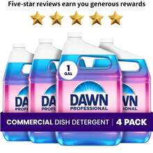 Dawn Professional Pot And Pan Detergent, Regular Scent, 3.8l (Case Of 4),Home Essentials, Kitchen Essentials, Cleaning Supplies, Apartment Must Haves, Clean Tok, Household Items, Dorm Essentials, Kitchen Finds, Restock, Daily Essentials[Dishwashing Liquid, Dish Soap, Cleaning Solution, Detergent, Original Scent, Degreaser, Stain Remover, Adjustable Size, Buy One Get One Free, Multi-Pack, Combo Pack, Suitable For Kitchens, Cars] - Blue - View 12