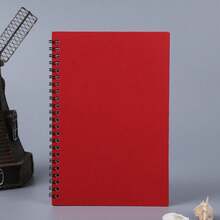 Aimall A5 Spiral Coil Notebook Diary Ruled School Vintage Office Student Note Book Memo - Green - View 4