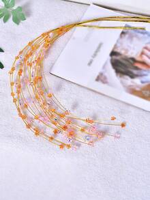 1件精美仿真星形装饰花束花瓶填充物DIY工艺品室内房间桌面装饰壁挂 - 彩色 - 查看 8