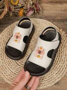 Children's Soft Bottom Sandals, Comfortable, Versatile, Simple And Elegant - Beige - View 6