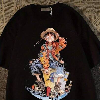 2026 New One Piece Anime Manga T-Shirt Tee Cotton Cotton-Young Boy T Shirts Conjunto De Niña Mom And Daughter Matching Outfit Tv Girl Gifts For Teen Girls Ropa Para Niño Teen Boys Gifts Kids Christmas Outfits Clean Girl Aesthetic Clean Girl Aesthetic Shirts Girls Tops For Teen Girls Teen Shirts Juniors Girl Clothes Coats For Girls Boy Clothes For Kids Christmas Outfit For Girls Teen Tops Family Matching Clothes Boys Shirts Kids Girls Clothing Gift For Kids Happy New Year Gift