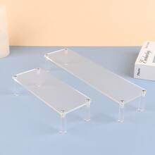 1PC Acrylic Display Stand Clear Display Riser Rack For Cupcake,Perfume Doll Organizer Figures - Multicolor - View 7