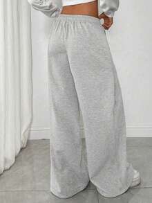 2pcs Teen Girls Minimalist Versatile Lazy Casual Comfortable Long Pants - Multicolor - View 4