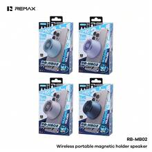 REMAX RB-MB02 TWS Portable Bluetooth Speaker With Magnetic Stand Delivers Mini Bass-Boosted Audio On The Go, Making It A Perfect Ramadan Gift. - Baby Blue - View 4