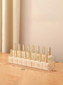 多层指甲油凝胶展示架，透明桌面收纳整理架，适用于美甲沙龙或个人使用 - 無色 - 查看 13