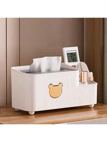 EstiloAUNMAS Caja De PañUelos De Rectangular, Organizador De Servilletas Con Caja De Control Remoto Soporte De PañUelos Faciales Para BañO Cocina Y Oficina RecáMaraVersióN Mejorada - 1 - Ver 6