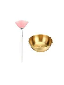 1-40pcs Professional Esthetician Facial Care Spa Set, Portable Face Mask Mixing Bowl, Dual-Head Silicone Brush Scraper, Fan-Shaped Mask Applicator Brush, Measuring Spoon, Suitable For Spa Centers And Home Gatherings, Sleepovers, Party, Skincare Mask Mixing Tool Kit - Multicolor - View 11