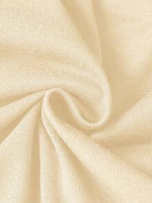 Camiseta infantil masculina de manga curta, gola redonda e estampa de letras. - Damasco - Ver 8