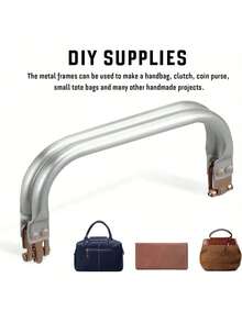 EstiloSEWACC 2Piezas Manijas De Metal Para Bolsos Marco De Purse Frame De Accesorios De Bricolaje Para FabricacióN De Bolsos Suministros Para ManualidadesVersióN Mejorada - 1 - Ver 5