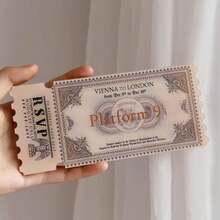 1pc 2026 New Hot Selling Express Train Ticket Stub Shaker, Cute Cartoon Christmas Gift, Birthday Gift, Easter Gift, Collectible Toy, Couple Toy, Cosplay Toy, Creative Toy, Couple Gift, Collectible Toy - Multicolor - View 3