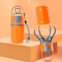 Dụng cụ hốt phân chó cầm tay cải tiến kèm hộp đựng túi đựng chất thải - Chất liệu nhựa bền, màu xanh lục, thiết kế hình móng vuốt, thu gom phân hiệu quả, bao gồm túi đựng rác chống rò rỉ, lý tưởng cho sử dụng ngoài trời. - Nhiều màu - Xem 4