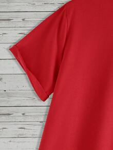 男士休闲街头风T恤和运动裤套装（情侣款，心形皇冠印花T恤和运动裤），春夏款（2件套） - 彩色 - 查看 7