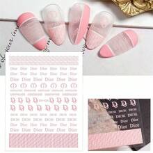 6pcs Bowknot Nail Stickers, European & American Style High-End Luxury Minimalist Design, Adhesive Backing For Easy Application On Nails, Strong Adhesion Won't Fall Off, Suitable For DIY Manicure, Salon Manicure And Home Manicure, Fashionable And Exquisite Bowknot Design Enhances Nail Styling, Suitable For Daily Manicure, Parties, Dates, Weddings, Holidays, Multi-Piece Design For Easy Matching, Essential Creative Decorative Accessory For Nail Art Enthusiasts And Nail Salons - Multicolor - View 8