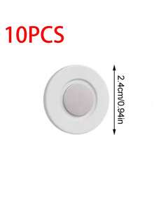 10pcs Magnetic Remote Control Holder - Remote Control Organizer, Floating Wall Mount, No Drilling Required, Remote Control Wall Hanger, Living Room Wall Magnetic Storage Rack, Strong Magnetic Hook, Wall Mounted Magnetic Bracket, Remote Control - Multicolor - View 9