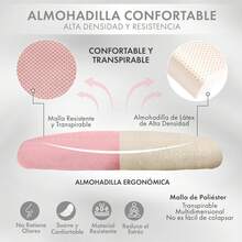 MAGMALIFE Silla de Oficina Natti Ergonómica con Respaldo de Malla Transpirable, Altura e Inclinación Ajustables, Reposabrazos Abatibles 90°, Ruedas 360° Silenciosas y Base Reforzada, Soporta 150 kg - 1 - Ver 4