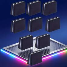 9 件套 ESOLOSK DJ 混音器推杆 - 彩色编码推子和旋钮（红、橙、黄、绿、蓝、紫、黑、白、灰）- 防滑握柄，免工具安装，兼容 DJ 控制器、音频混音器、DAW 软件 - Ableton、FL Studio、Logic Pro X - 专业及家庭录音室配件，音乐制作人 - 彩色 - 查看 10