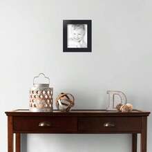ArtToFrames 6x7 inch Satin Picture Frame, 2WOMFRBW26079-6x7(6 x 7" Black) - Multicolor - Ver 3