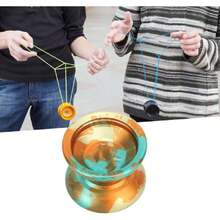 Yoyo Ball con Rodamiento Cóncavo, Juguete Yoyo de Aleación con Superficie de Granallado y Diseño de Dos Hemisferios, Regalo Perfecto para Niños, Resistente a los Golpes y a los,37564470 - Multicolor - Ver 5