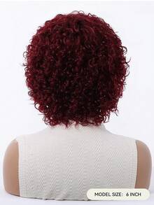 6 Inch Short Curly Hair Wig Blended Wigs Frivolous Ordinary Afro Wig Suitable For Daily Party Festival And Cosplay Wigs For Women Hairstyle