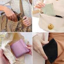 QLBUSOHA Pequeña Bolsa De Maquillaje Para Bolso Mini Bolsas De Cosméticos Portátiles Para Mujeres Monedero Lápiz Labial Organizador De Accesorios Cosméticos Bolsa De Almacenamiento Pequeña Para KitQYF - 8 件 - 查看 6