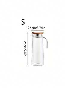 1pc Beverage Ice Bucket/Cold Water Jug, Large Capacity Water Bottle, Party Supplies, Refrigerator , Suitable For Storing Lemonade And Soda.