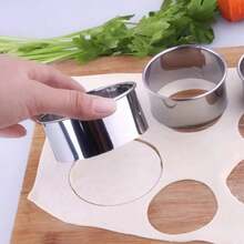 Stainless Steel Round Cookie Cutter, Suitable For Baking, Cookies, Cakes, Sandwiches - Multicolor - View 10