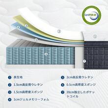 Mattress & Box Spring Sets - 26 cm d'épaisseur + simple - Voir 4