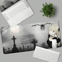 New  Light Yagami Desk Mat  Anime Mousepad Computer Gamers Lock Edge Mouse Pad Gaming E-Sports Keyboard Pads - A4 - Xem 7