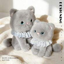 1pc Cute Cartoon Cat Ball Plush Doll Soft Stuffed Animal Cat Doll Pillow Cushion Sofa Decor, Birthday/Christmas/Valentine's Day Gift - 彩色 - 查看 3