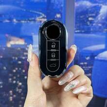1pc TPU Car Key Fob Cover With 3 Buttons, Suitable For Fiat 500, Bravo, Brava And Iveco Olsen Models - Key Cover - View 8