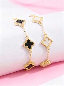 2pcs Elegant Blue Butterfly Bracelets, Unique High-End Design Showcasing Refined Charm - Multicolor - View 3