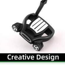 WUDAY Right-Handed Golf Putter - Ergonomic Grip, Weighted Face/Toe/Heel System, Cast Head For Enhanced Stability - Suitable For Slow/Fast Swing Speeds - Suitable For All Skill Levels And Course Conditions - Black - View 12