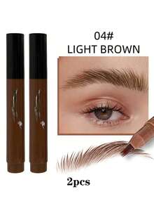 1支多头眉笔，2毫升，防水，速干，新手也能轻松使用 - 彩色 - 查看 14