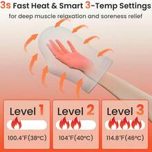 Rechargeable Electric Hand Massager, Finger Press Style Wireless Hand Massager With 2000mAh Rechargeable Battery, Great Gift For Loved Ones - Silver - View 8