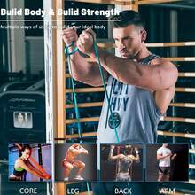 1条阻力带，健身带，引体向上辅助带 - 训练带套装 - 男女通用力量训练腰带，健身训练，家庭锻炼 - 多色 - 查看 3