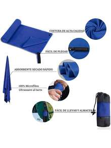 Camping & Travel Towels - Blue - View 5