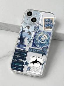 POKOJA LAND 1 Ốp lưng điện thoại TPU trong suốt chống vân tay hình cá voi, sứa, rùa biển Ocean Elements tương thích với iPhone 16 ProMax/16/16 Pro/16 Plus, 11, 15/15 Pro/15 ProMax, 12, 13/14 ProMax, XS/XR, 11 Pro/11 ProMax, 12 Pro/12 ProMax, 13 Pro/13 ProMax, 7 Plus, 14 Pro/14 ProMax/14 Plus, 7 Plus, 8 Plus, 8, SE2, 12 Mini, 13 Mini, Vỏ mềm không ố vàng Chống nước Chống sốc Chống rơi Chống trầy xước - Nhiều màu - Xem 4