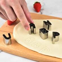 26pcs/Pack Alphabet Cookie Cutter Baking Mold